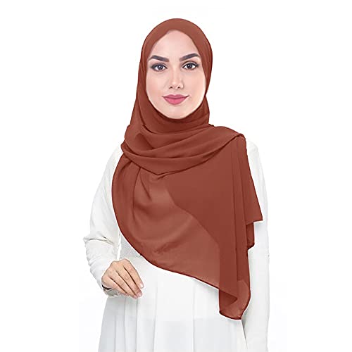 Lina & Lily Fashion Heavy Weight Chiffon Hijab Head Scarf Wrap