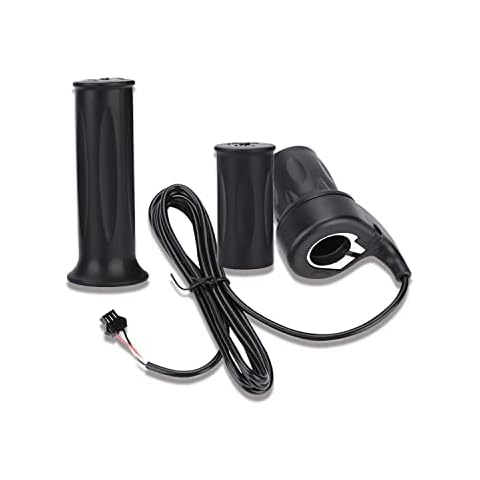 Keenso Fastest Throttle, 1 Pair 3 Wires Universal Electric Twist Throttle Handle for 22.5mm Handlebar Cover
