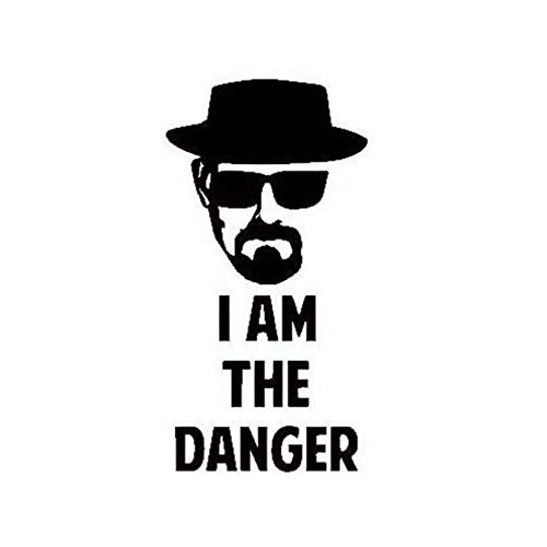 Vinyl stickers for 9cm * 18CM gepersonaliseerde Fashion I Am The Danger Funny Vinyl Window Stickers personalised name… - Afbeelding 3