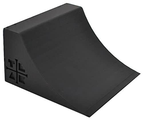 Teak Tuning Fingerboard Quarter Pipe - 4 x 4 x 2.25 - Black Colorway