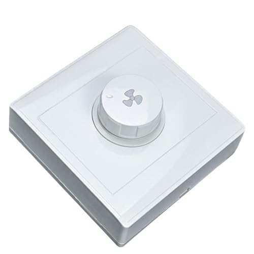 Controlador de velocidad del ventilador de techo de montaje en superficie, tipo 86, ajuste continuo, ajustador de velocidad del ventilador para oficinas, clubes, hoteles, hogar