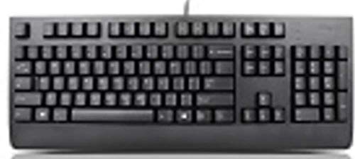Clavier USB QWERTY Lenovo 4X30M86889 noir néerlandais pour ordinateur