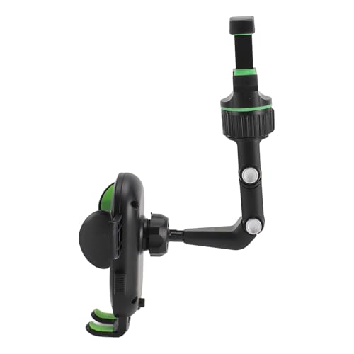 Suporte retrátil de telefone para carro, braço de comprimento ajustável, espelho retrovisor firmemen