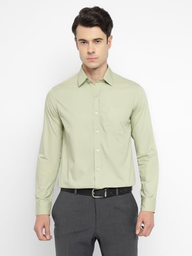 Image of Allen Cooper Solid Shirts for Men - 100% Cotton Comfort Fit Casual and Formal Shirt - Breathable, Soft, Classic Style (Multiple Colors)