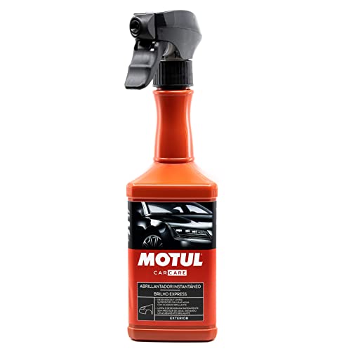 Motul, Brillo Express, Pulverizador para la Limpieza de Coche, Desgrasa la Carrocería, Elimina la Pátina de la Ruta, las Marcas de Grasa y Otros Residuos, Crea una Capa Brillante Anti Suciedad, 0.5 l