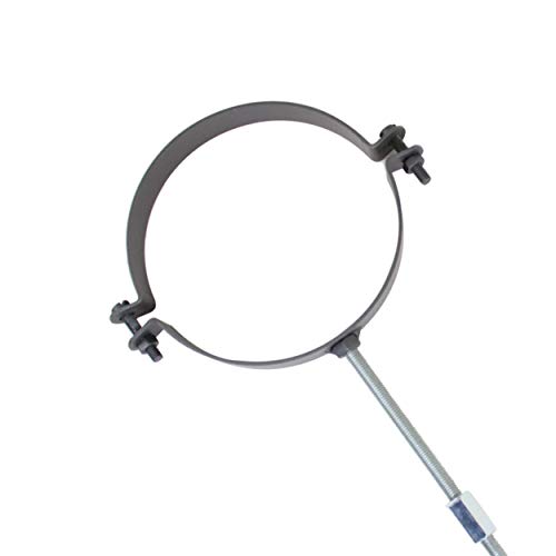 LANZZAS Ensemble de colliers de tuyau pour poêle, de diamètre DN Ø 120 mm, couleur : gris fonte - découvrez d'autres tuyaux dans notre gamme, ici.