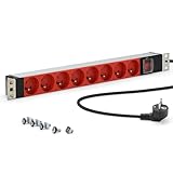 ✔ ALIMENTATION DE VOS APPAREILS RESEAU : Idéal pour l’alimentation des tous types d’équipements dans votre coffret, baie de brassage ou armoire réseau : switch, pare-feu, serveur, NAS, routeur, onduleur…. Les prises sont orientées à 45° pour faciliter le branchement de plusieurs appareils