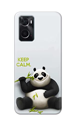 Image of PRINTFIDAA� Printed Hard Back Cover Case for Oppo A76 | Oppo A36 | Oppo A96 Back Cover (Cartoon Panda) -2808