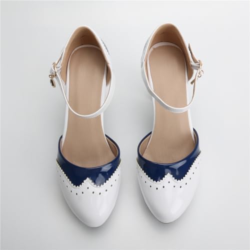 Image of FOREADA Mary Janes for Women Platform Heels Bow Kawaii Shoes Vintage Dress Pumps
