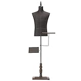 【Hauteur du corps du mannequin masculin réglable】: Le support réglable peut atteindre 135 à 185 cm, Afficher les vêtements pour hommes - chemises, manteaux, vestes, t-shirts.