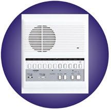 Aiphone 10-Call Intercom Master Station with All-Call, Semi-Flush Mount