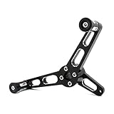 Dreamseek Motorcycle Front Heel Toe Gear Shift Lever + Shift Peg for Harley Sportster 1200 883 XL XL1200 XL883 2004-2018 Aluminum Forward-Controls Shifter Lever (Black)