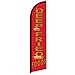 Deep Fried Foods Windless Banner Advertising Flag - Perfect for Restaurants, Food Trucks, Food Courts, Shops, Events, Cafes