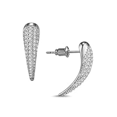 Silver Multi-Zirconia Earrings