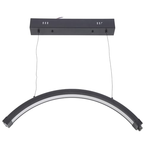 Spacnana Lampe de Remplissage LED à Suspension Demi-Lune avec 3 Températures de Couleur, Hauteur Réglable, Gradation Continue, Télécommande pour Maquillage, Cils,...