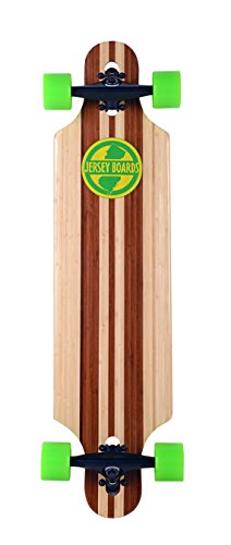 Jersey Boards Bamboo Drop Thru Natural Longboard, 36"