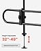 VEVOR Dog Car Barrier, Adjustable Universal-Fit Vehicle Pet Barrier for Cars, Trucks and SUVs, Easy to Install Dog Car Gate - Strong Metal Tubing Gate Divider, Keeps Pets Off Passenger Seats, Black