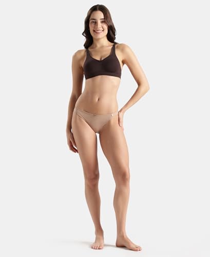 Image of Jockey SS02 Women Super Combed Cotton Elastane Stretch Low Waist Bikini