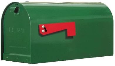 Special Lite Titan Post Mounted Mailbox with Rain Overhang Finish: Verde Green