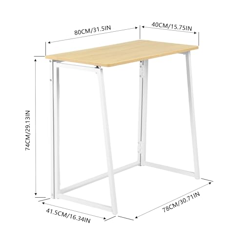 Table de bureau compacte en chêne blanc pour dessiner dans le salon - 3