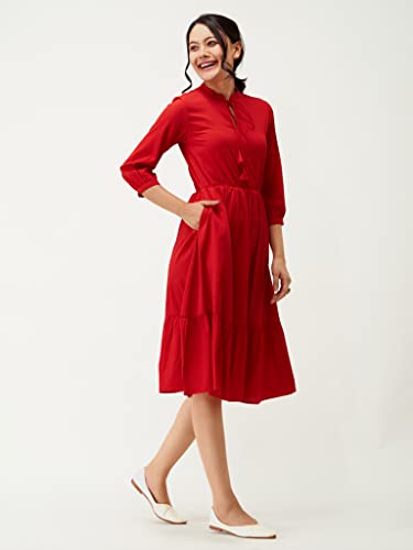 Image of AASK Women Fit and Flare Dress