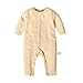 Produktbild Yilaku Baby Born Kleidung Mädchen Schlafstrampler Baby Mädchen Set Kleidung Bodies Baby Langarm Weihnachten(Gelb,0-3 Monate)