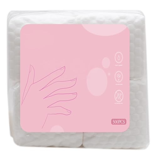 Practical Pearls Texture Nails Polished Removal Pads 200/500Sheet Cotton Nails Wipes Manicure Nails Care