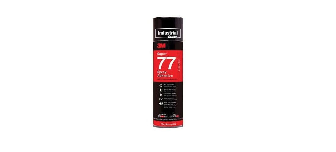 3M Super 77 Multipurpose Spray Adhesive Glue 24 fl. oz. / 16.7 oz. Net Wt.