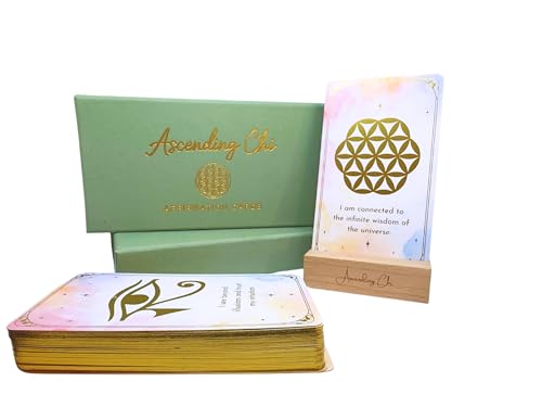 Ascending Chi Sacred Geometry Spiritual and Mindful Affirmation Cards Deck