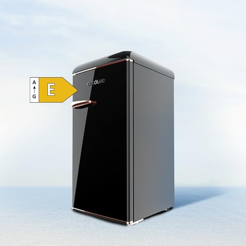 Miniatura 7 de Cecotec Mini Nevera Retro 1 Puerta Bolero Coolmarket Tt Origin 95 Black E. Mini Frigorífico Retro Negro, 89,3cm De Alto Y 48,7cm De Ancho, 95l De Capacidad, Bajo Consumo