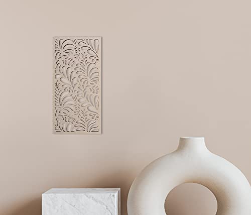 Image of Wooden Flower Pattern Lattice - Home Decor Mandala Wall Art, Wall Panels, Overlays, Trellis, Privacy Screens & Yard Decor