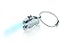 Produktbild TROIKA Schlüsselanhänger mit LED Licht ,,SPEED LIGHT" - KR13-41/CH - Motorrad mit blauer LED - Schlüssellicht - Licht für jedes Schlüsselloch - glänzend, silber - das Original von TROIKA