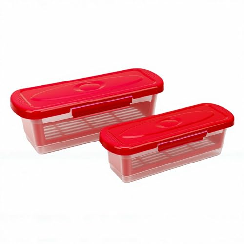 Recipiente para empanizar y cuencos para masa con tapas de PP para agitar harina 5
