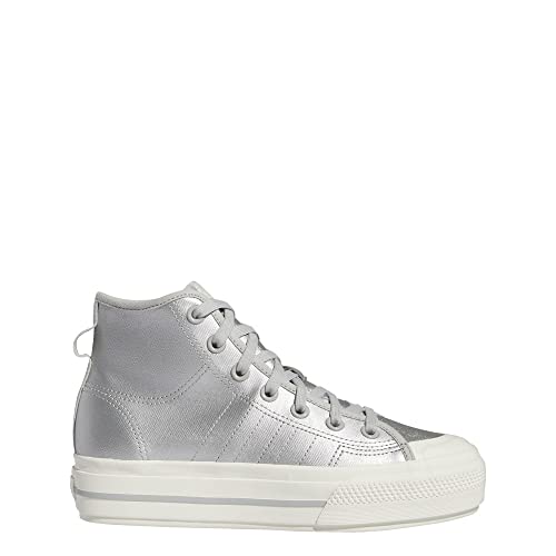 adidas Nizza RF Platform Mid Shoes Women's, Silver, Size