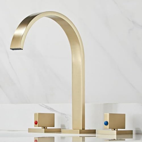 Mitigeur en laiton haut de gamme à 3 trous style rétro chic