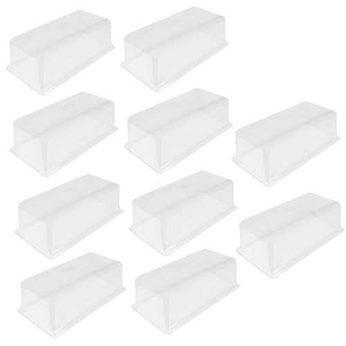 SUNPACK Sundome Plastic Humidity Dome, Clear, 7" (Pack of 10) - Ideal for Greenhouses or Indoor Growing, Maintains Humidity for Healthy Seedling Growth