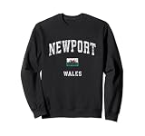 Newport Pays de Galles Vintage Sports athlétiques Sweatshirt