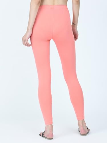 Image of Robinbosky Premium Stretchable Cotton Ankle Legging for Women | Suitable for Formal wear & Casual wear | High-End Elastic Makes The Leggings Squat Proof and Durable for Travel, Yoga, & Workout.
