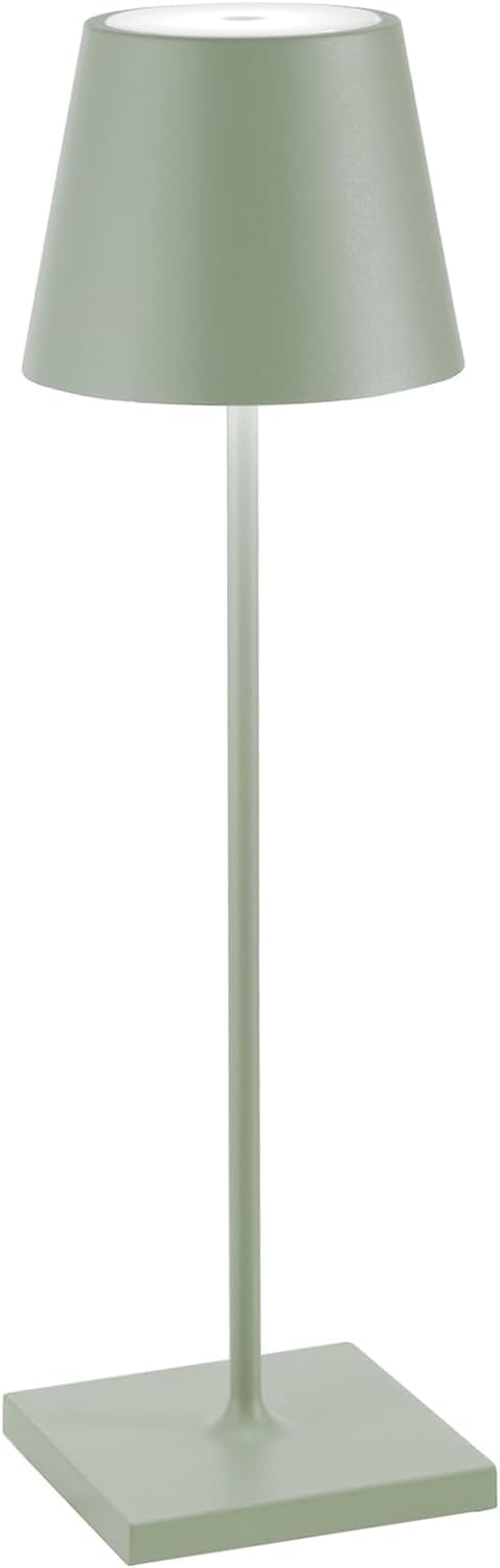 Zafferano, Poldina Pro Lamp, Rechargeable Cordless Table Lamp with Touch Controls, Suitable for Interior and Outdoor Dimmer