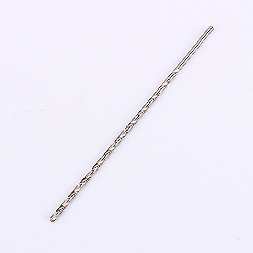 Broca Helicoidal de 4,5 Mm HSS Twist, Broca para Madera de 5mn Broca de 150 Mm de Largo Broca Extralarga de 200 Mm de Vástago Recto Taladro Helicoidal Cover