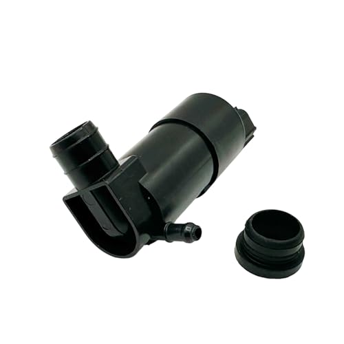 Black Windshield Washer Pump with Grommet Fit for Ford Transit-150 Transit-250 Transit-350 2016-2019 OE BV-61-17K624-AA BV6117K624AA Water Washer Fluid Pump for Ford Focus 2012-2018