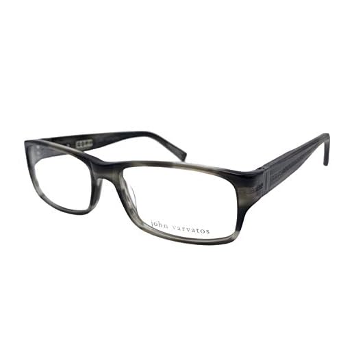 John Varvatos Gafas de sol V339 para hombre, color ahumado, 55/16/140
