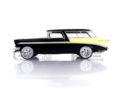 Modelo coleccionable Chevrolet Bel Air Nomad 1956 1/18 miniatura 3