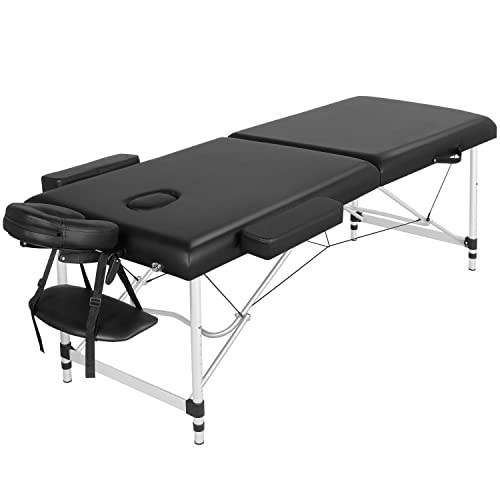 Yaheetech Massageliege 70 cm Breit Massagetisch Alu Massagebett mit 2 Zonen Klappbar Massagestuhl mit Tragetasche belastbar bis 250 kg 6 Yaheetech Massageliege 70 cm Breit Massagetisch Alu Massagebett mit 2 Zonen Klappbar Massagestuhl mit Tragetasche belastbar bis 250 kg