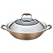Anolon Advanced Bronze Hard-Anodized Nonstick 14-Inch Covered Wok, Bronze