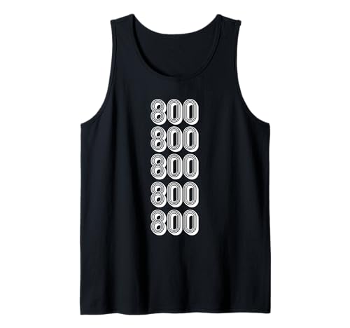 Código de área 800 Salt Lake City UT Camiseta sin Mangas