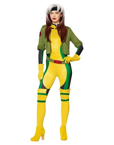 Spirit Halloween Adult Rogue Costume - X-Men Women Size 2X Plus Size Multicolor