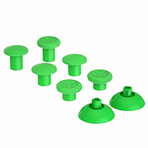 Extremerate Thumbsgear Interchangeable Ergonomic Thumbstick For Ps5 Controller, For Ps4 All Model Controller - 3 Height Domed And Concave Grips Adjustable Joystick - Green #TOP6