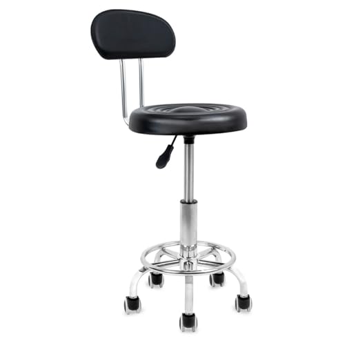 Lista de Sillas Giratorias de Oficina , listamos los 10 mejores. 43 SELECTSHOP Banco Multifuncional Taburete Giratorio Aciento De Espuma Suave con Ruedas Redondo Banco De Trabajo Silla Giratoria con Reposapiés De Altura Ajustable para Oficina...