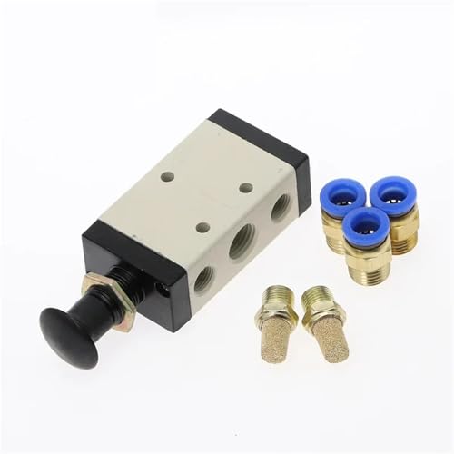 Vanne à air comprimé 4R210-08 1/4 pour piloter un vérin double effet - 4